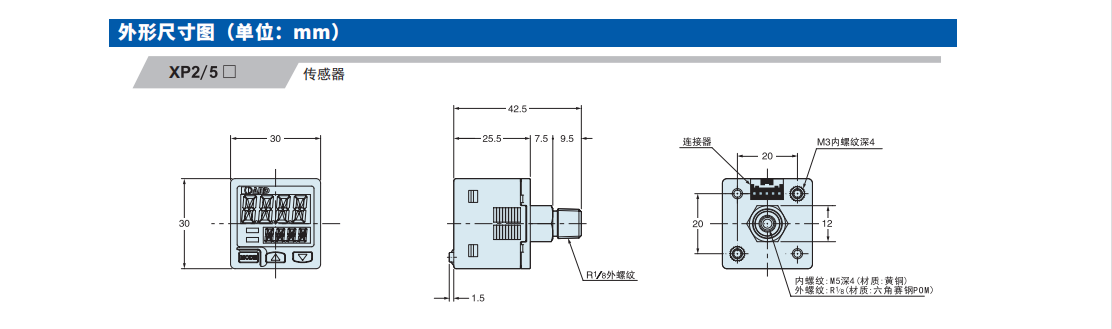 艾而特XP系列精密型數字氣壓傳感器